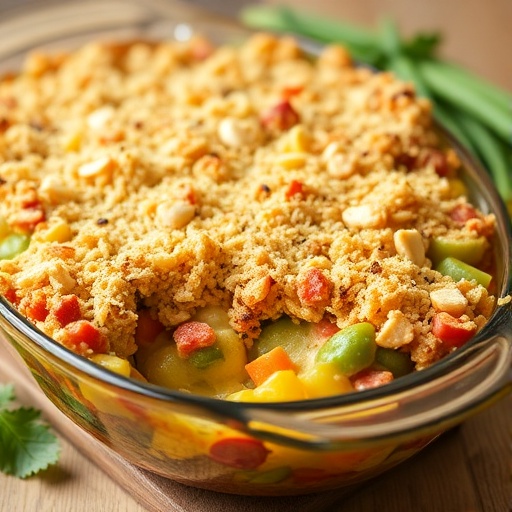 Creamy Vegetable Casserole Recipes 1 Vegetable Casserole Recipes — golden baked vegetable casserole topped with breadcrumbs and cheese, cozy dinner side dish