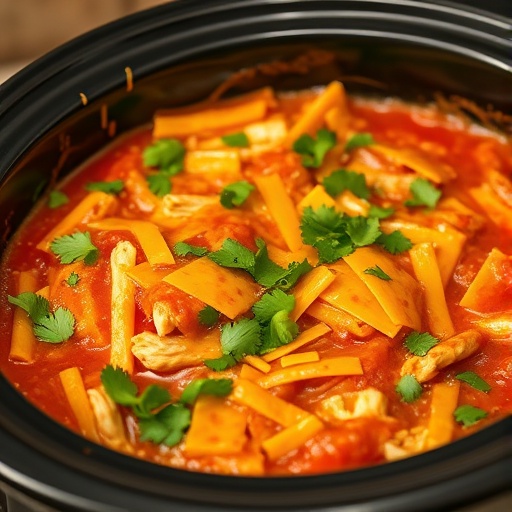 Effortless Crock Pot Chicken Enchilada Casserole: A Flavorful Weeknight Dinner