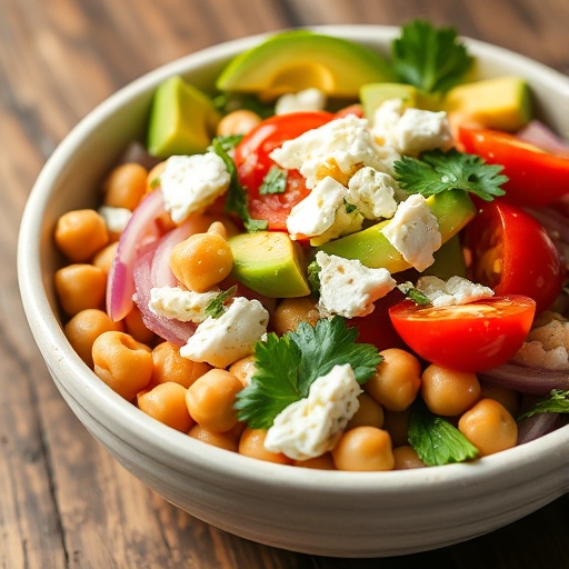 Fresh Chickpea Feta Avocado Salad: Your New Go-To Healthy Lunch