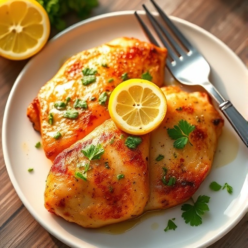 Juicy Pan-Seared Chicken Breast with Lemon Herb Sauce – Quick & Easy Weeknight Dinner