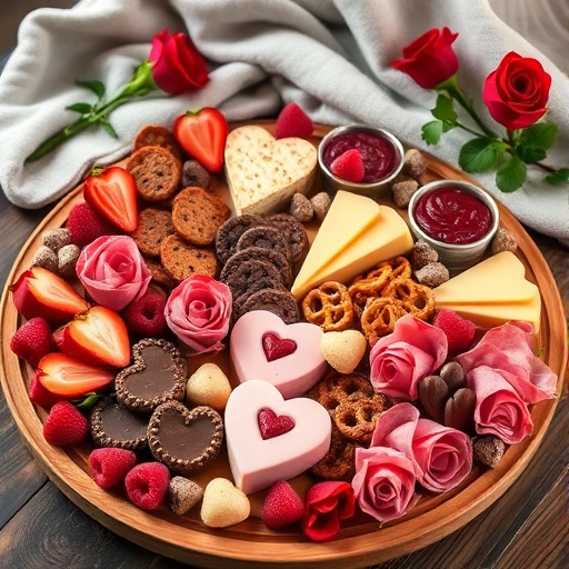 Romantic Valentine’s Day Charcuterie Board for Two : Easy Appetizer Ideas