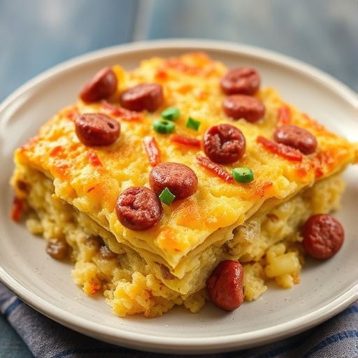 Sausage Hashbrown Breakfast Casserole