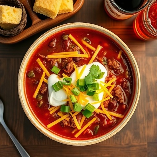 Spicy Game Day Chili with Loaded Toppings: The Ultimate Crowd-Pleaser for Your Next Watch Party!