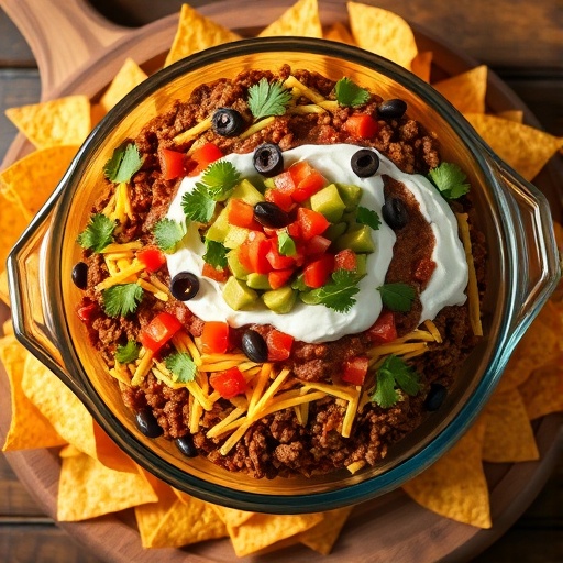 Ultimate Touchdown Taco Dip: Easy Game Day Appetizer for Football Parties