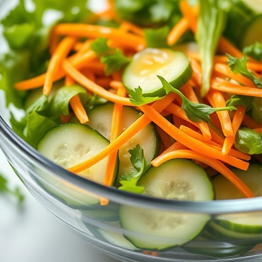 Crunchy Cucumber Carrot Salad Recipe