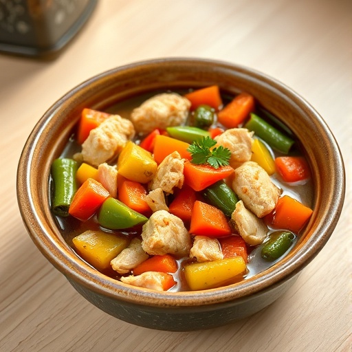 Easy Crockpot Chicken & Veggie Stew: Diabetic-Friendly Slow Cooker Dinner