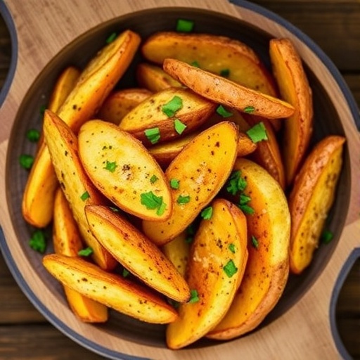 Garlic Parmesan Sweet Potato Wedges Recipe