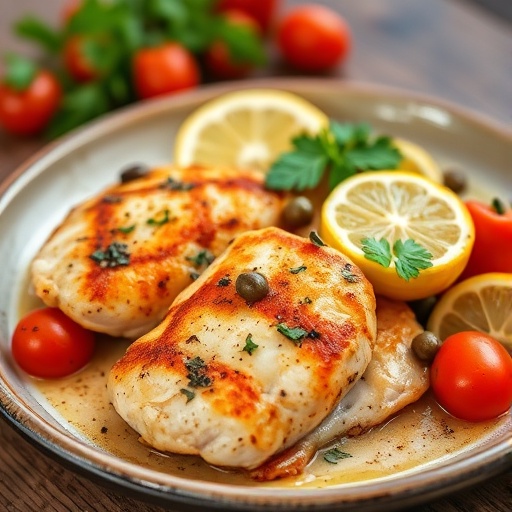 Mediterranean Chicken Piccata: Flavorful &amp; Healthy