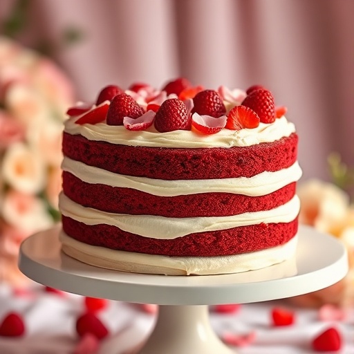 Romantic Red Velvet Layer Cake: The Ultimate Valentine’s Day Dessert Design