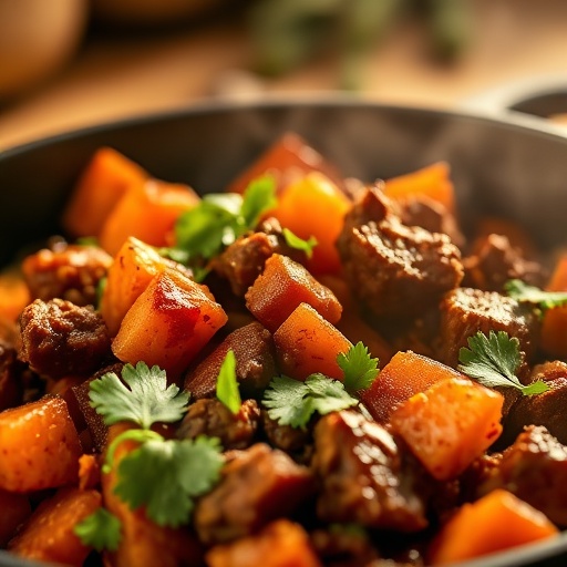 Skillet Southwest Beef Sweet Potato Recipe