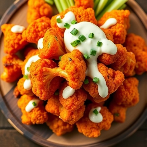 Spicy Vegan Buffalo Cauliflower Bites: The Ultimate Game Day Appetizer for a Crowd!