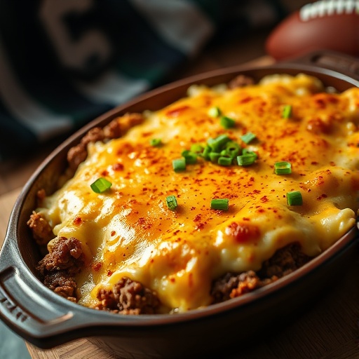 Ultimate Game Day Cheesy Beef & Potato Casserole – Easy One-Pan Recipe for a Crowd!