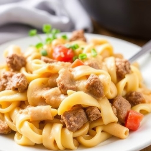 Creamy Sour Cream Beef Noodle Casserole Recipe | Easy Family Dinner Idea