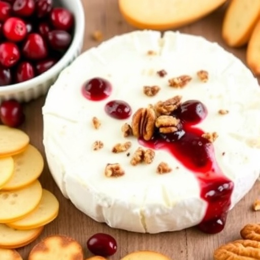 Easy Cranberry Pecan Baked Brie Appetizer for Holidays
