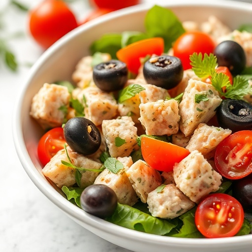 Healthy Mediterranean Tuna Salad for Lunch