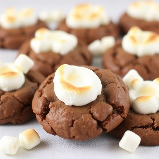 Irresistible Hot Cocoa Cookies with Gooey Marshmallows