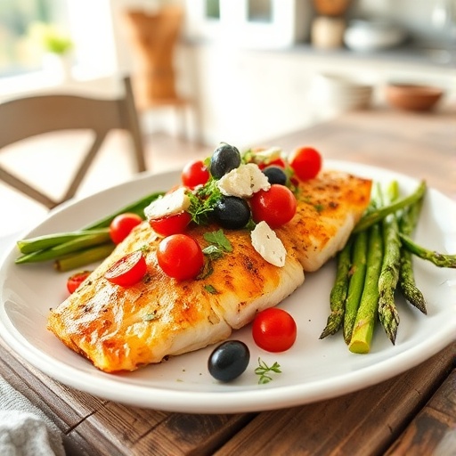 Mediterranean Baked Fish: Easy, Healthy &amp; Delicious