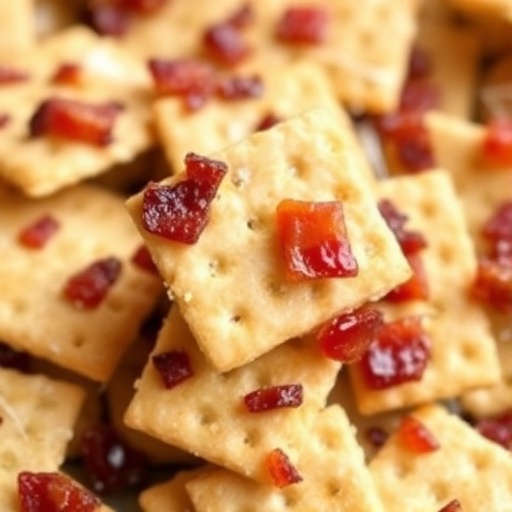 Sweet &amp; Salty Parmesan Candied Bacon Crackers: Easy Appetizer Recipe!