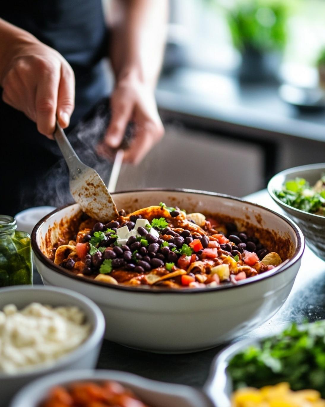 ingrediant of Easy Vegetarian Black Bean Enchiladas Recipe Healthy Dinner Idea
