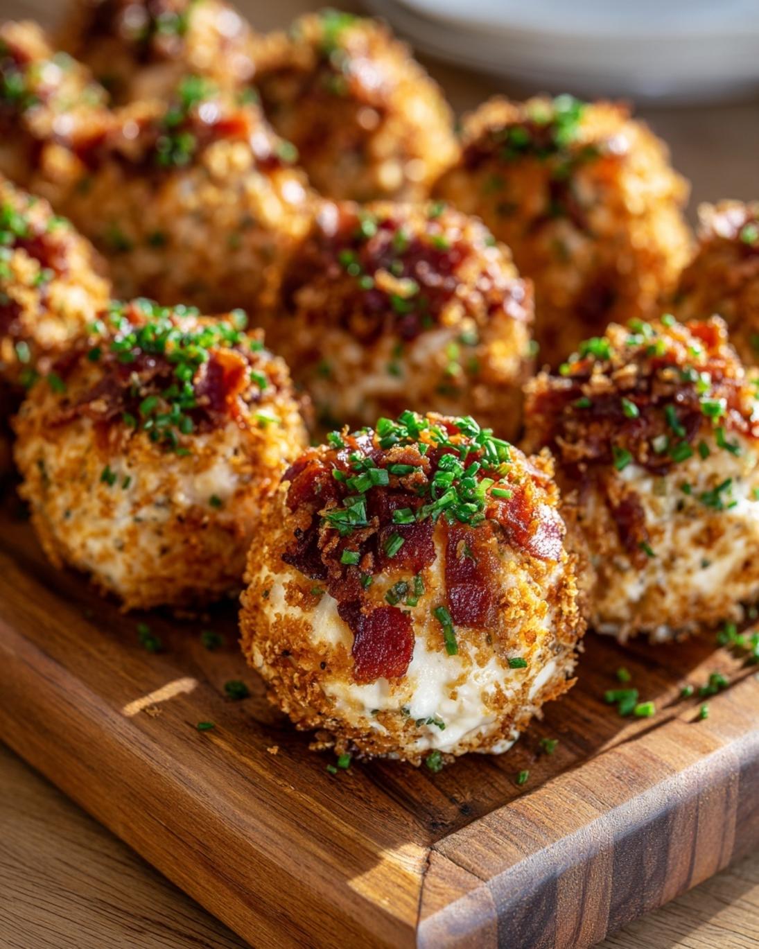 Amazing Mini Bacon Ranch Cheeseballs for Parties