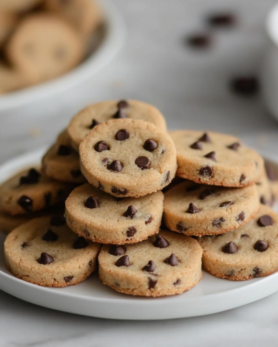 Buttery Chocolate Chip Shortbread Cookies Recipe 1