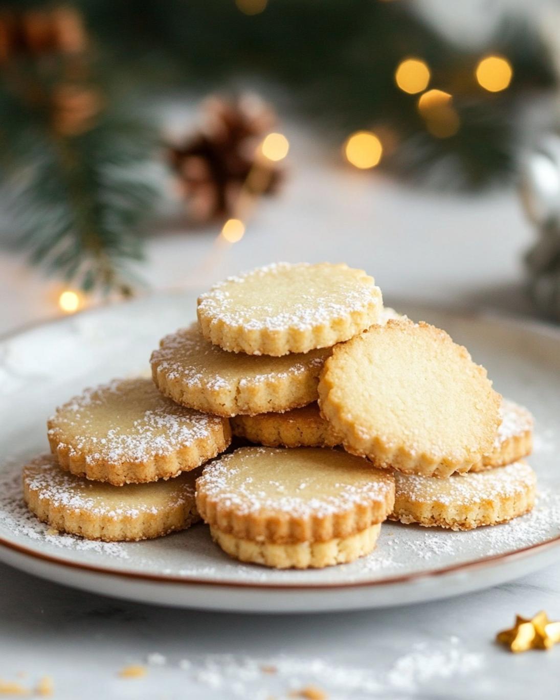Buttery Vanilla Shortbread Cookies Recipe 1