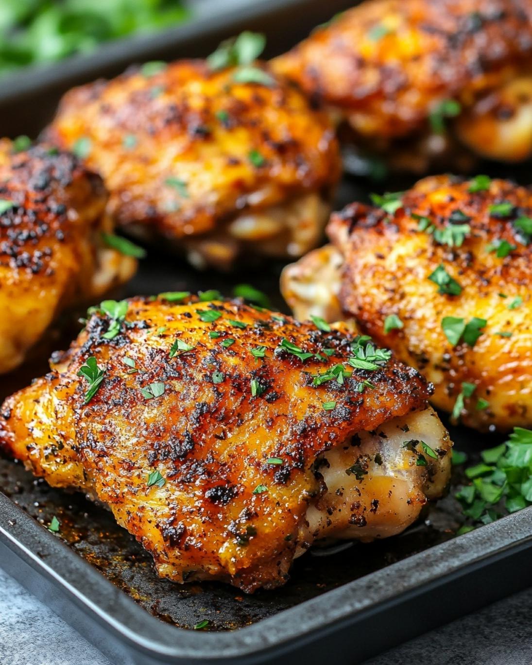 Crispy Oven Baked Chicken Thighs Recipe 3