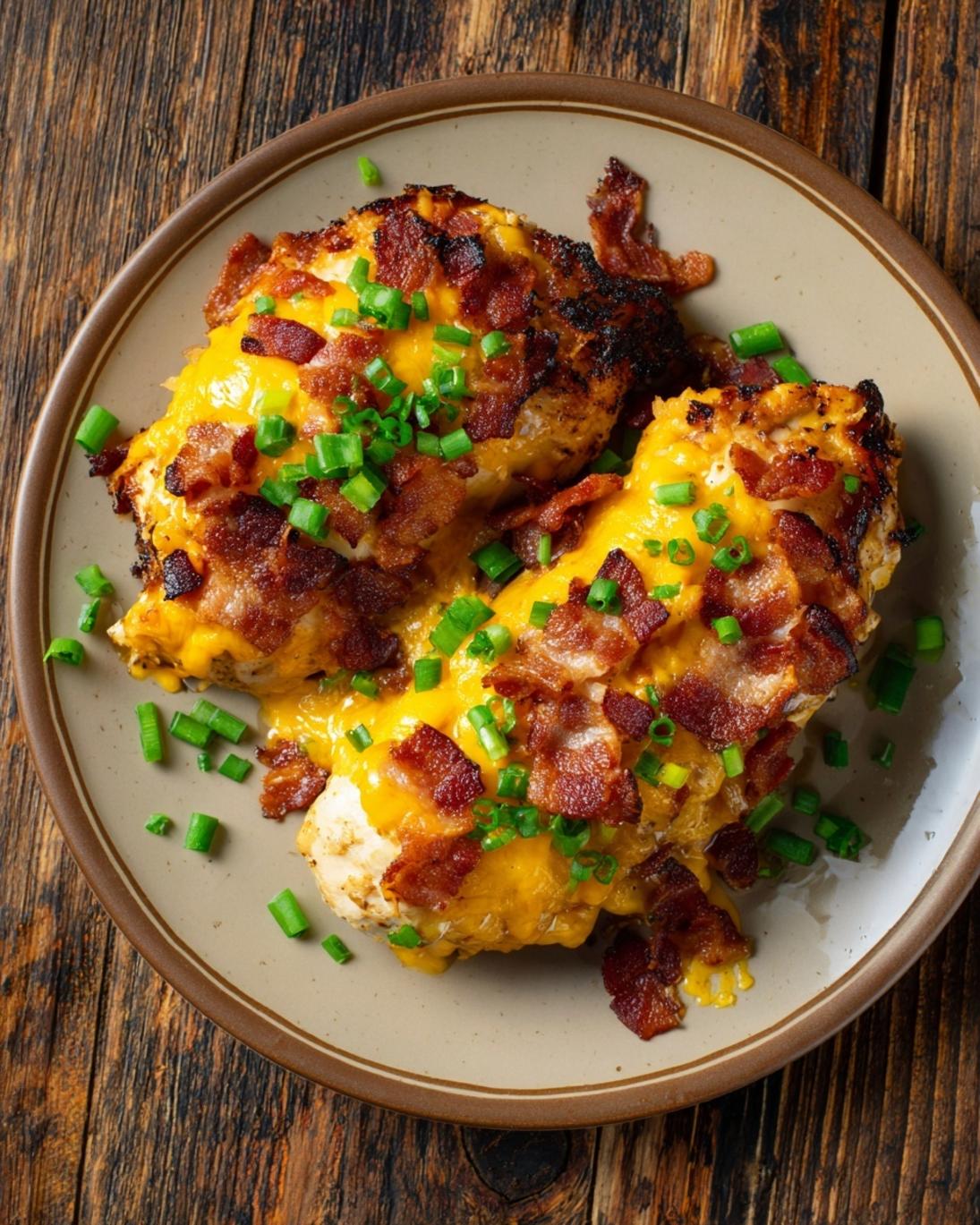 Delicious Cowboy BBQ Bacon Cheddar Chicken