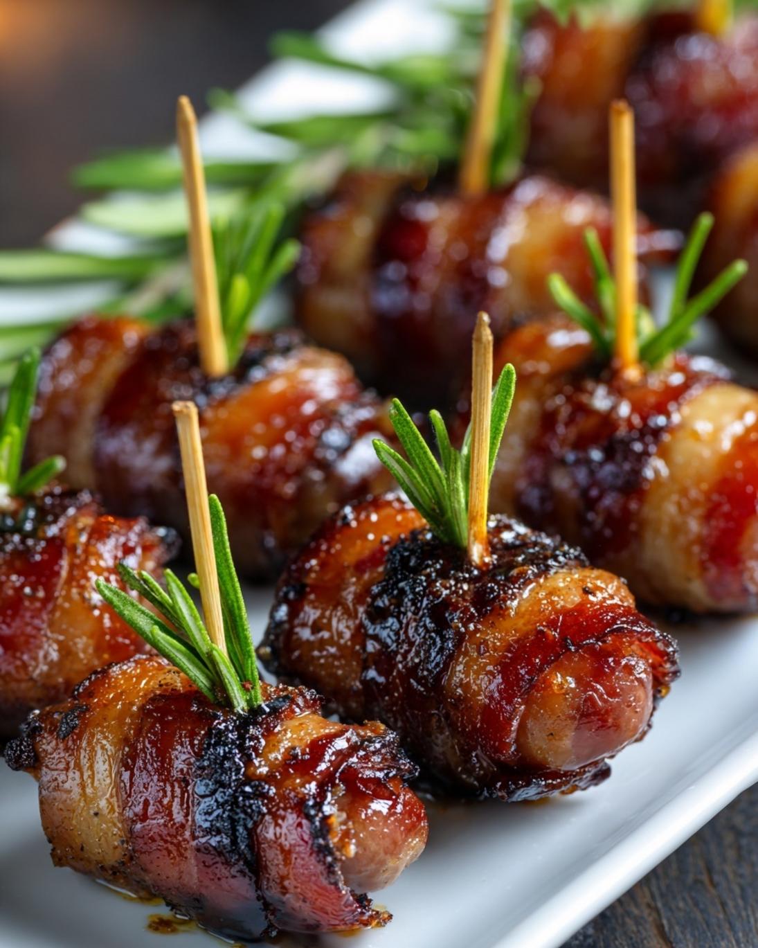 Easy Bacon Wrapped Little Smokies for Party Appetizers