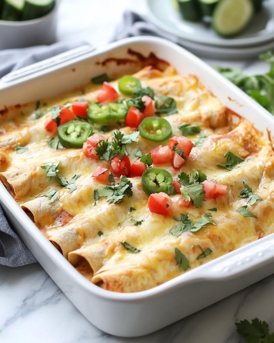 Easy Creamy Chicken Enchiladas for Fast Weeknight Dinners