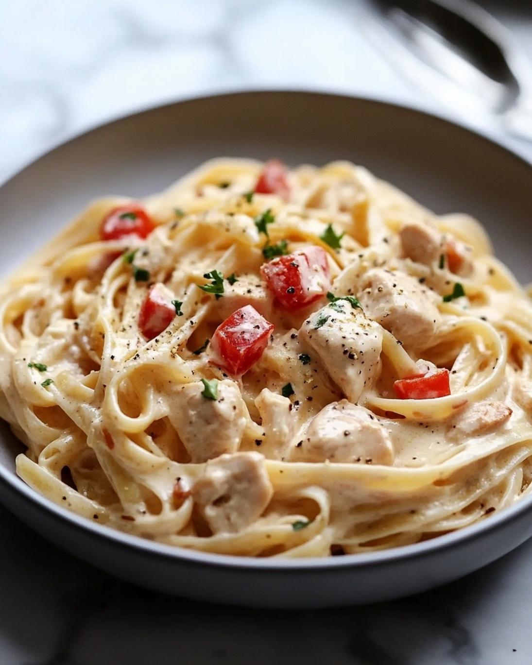 Easy Creamy Marry Me Chicken Pasta for Two
