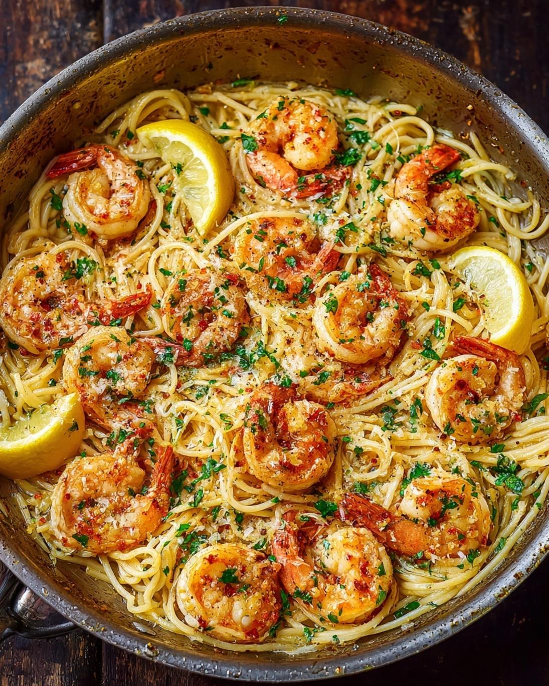 Easy Garlic Butter Shrimp Scampi for Dinner