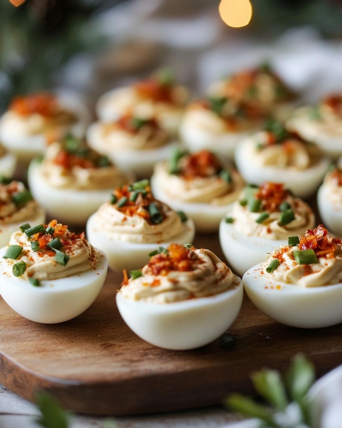 Festive Christmas Deviled Eggs Recipe 1