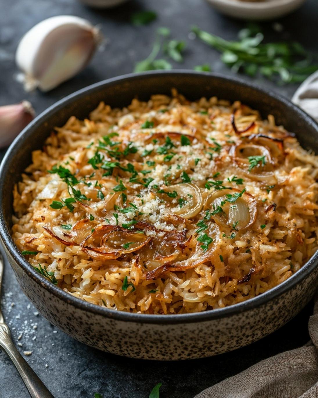 French Onion Buttered Rice 3