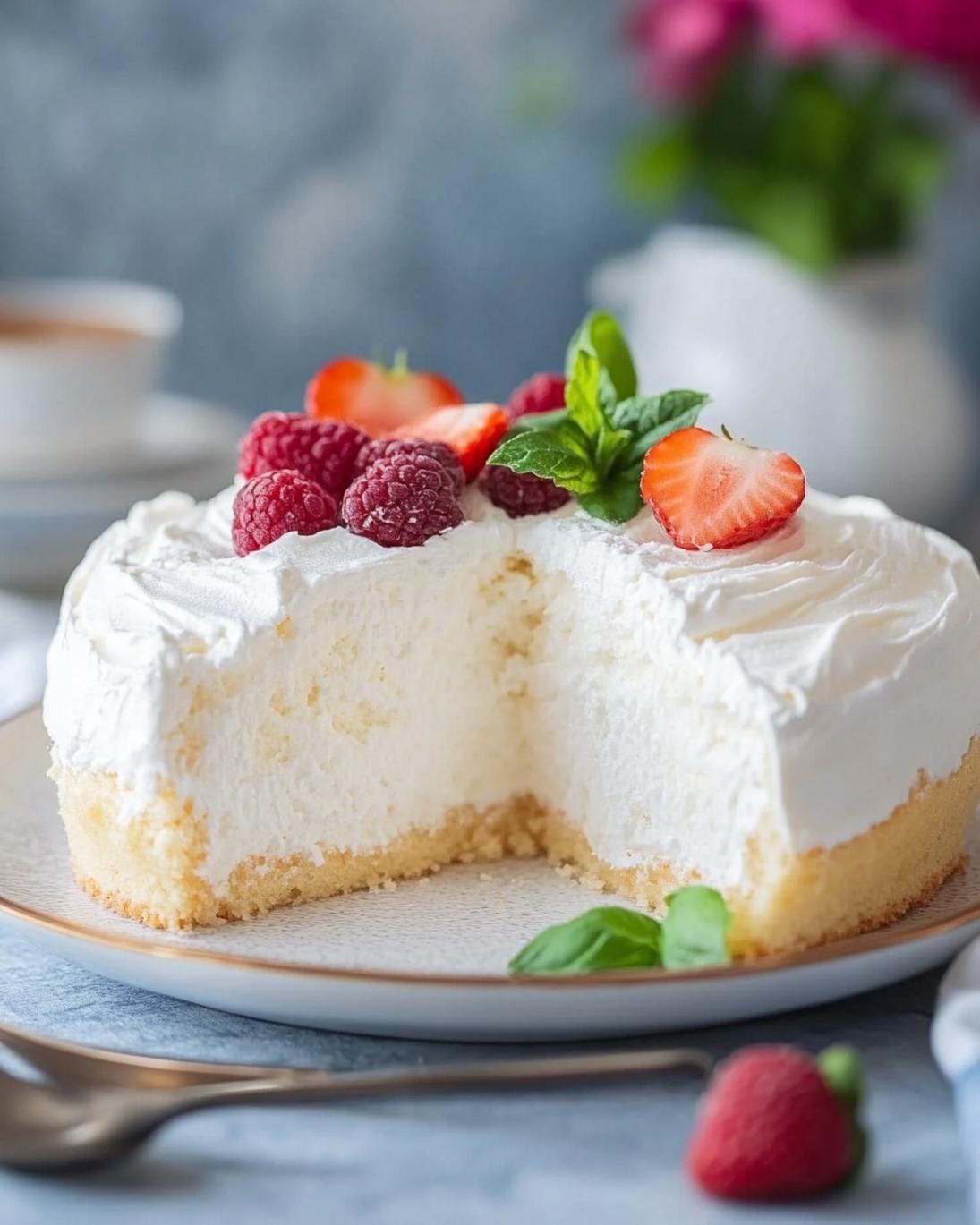 Light Fluffy Yogurt Cloud Cake Recipe 1