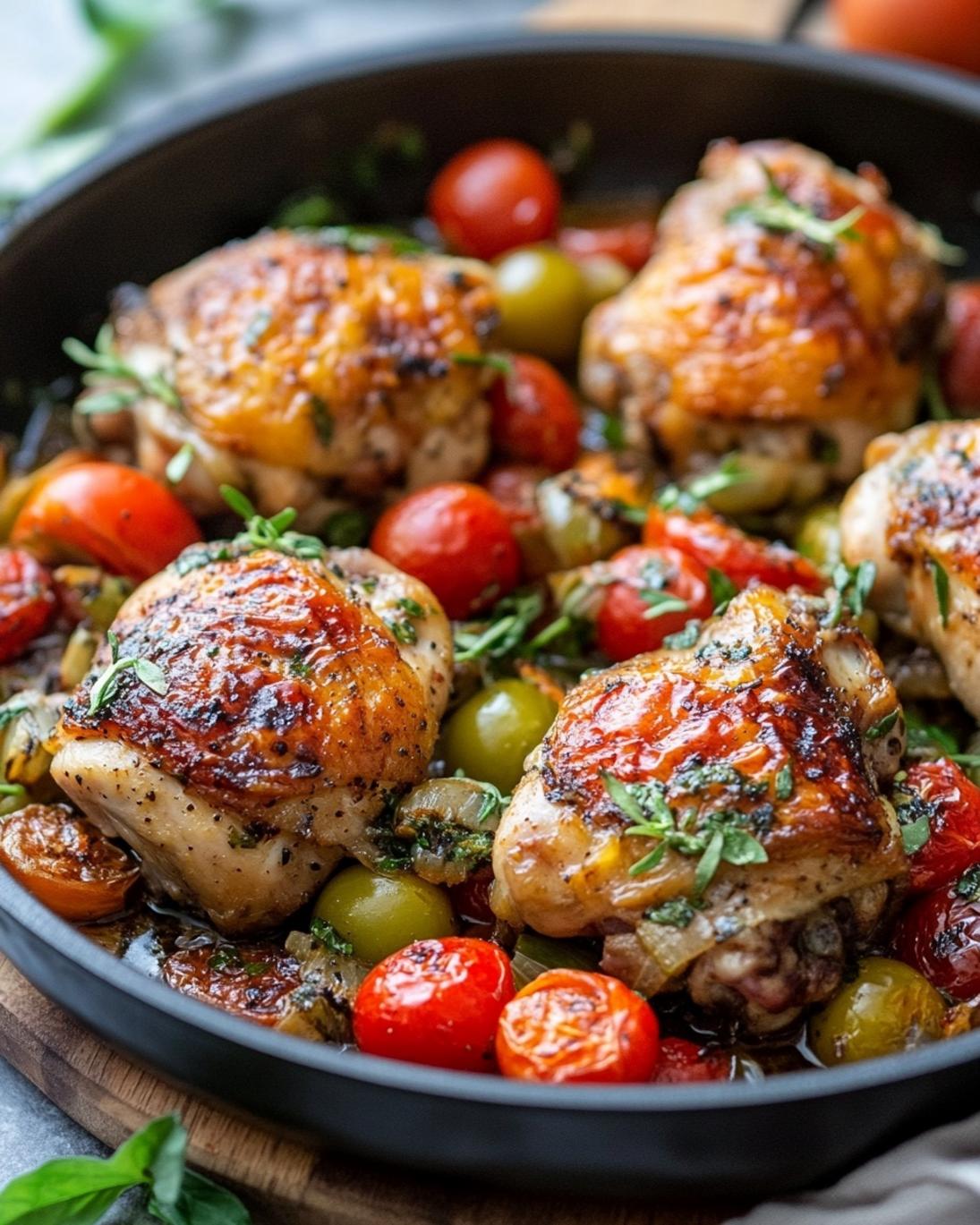 One-Pan Tuscan Chicken Thighs Perfection