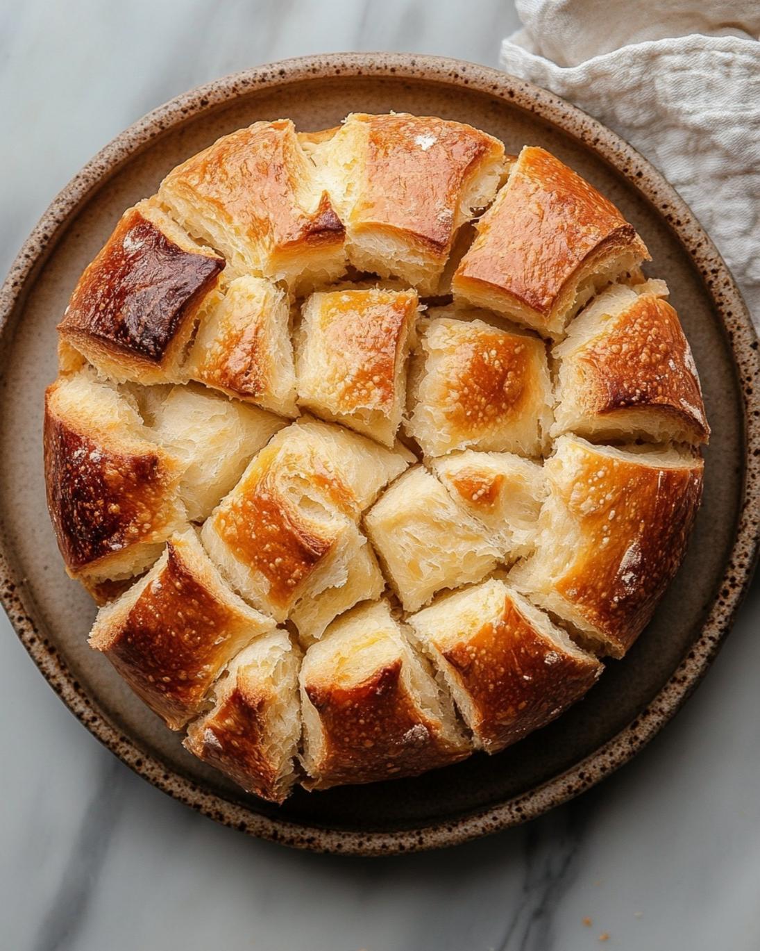 Pull-Apart Homemade Bread