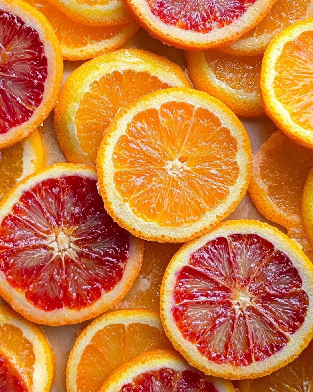 Sweet and Zesty Glazed Candied Orange Slices 1