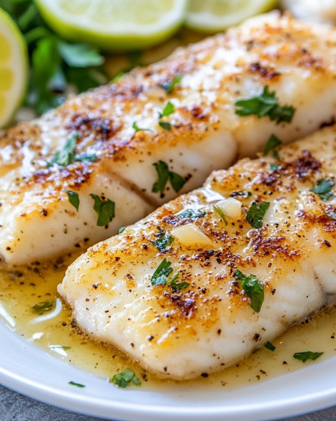 Zesty Coconut Lime Fish with Garlic Butter Recipe