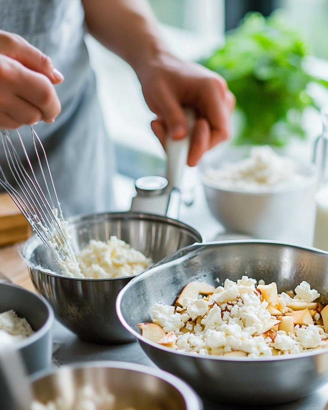 ingrediant of Crispy Honeycrisp Apple Salad with Feta