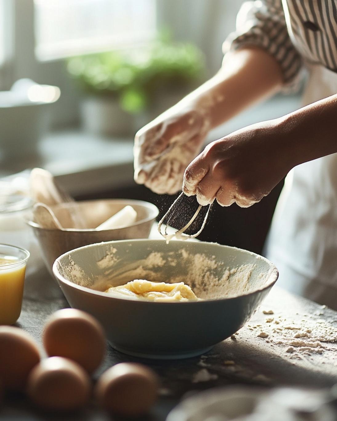 Ingredients for Easy 3-Ingredient Buttery Shortbread Cookies Recipe