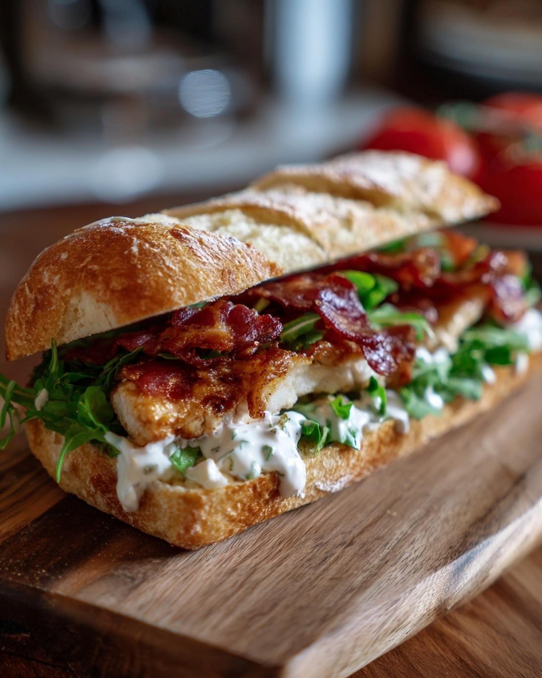 Delicious Chicken Bacon Ranch Sandwich for Weeknight Dinners